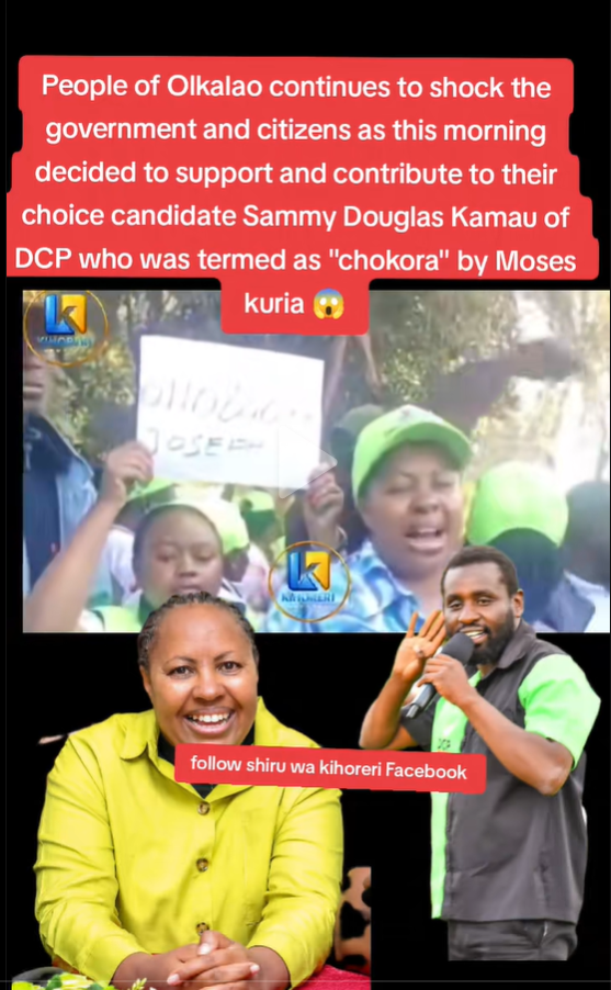 People of Ol Kalou continuing to support Kamau